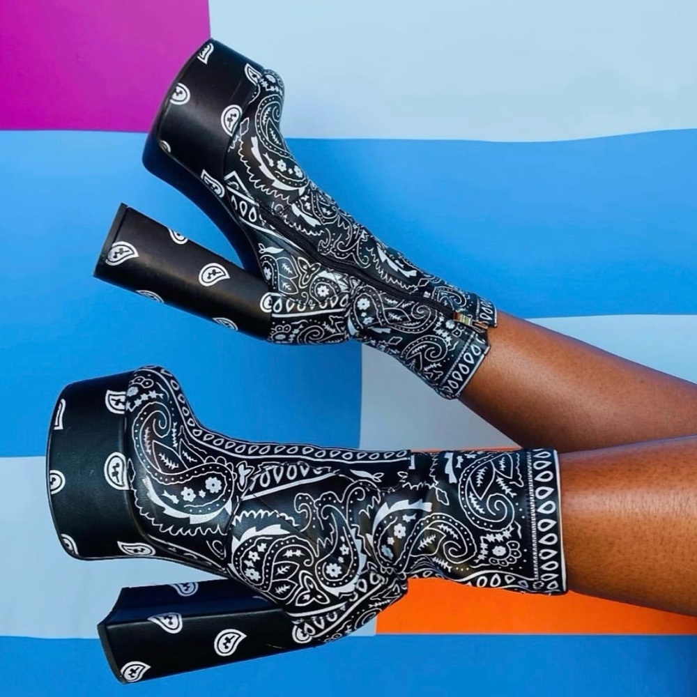 Nicolette Nichelle Paisley Boots.